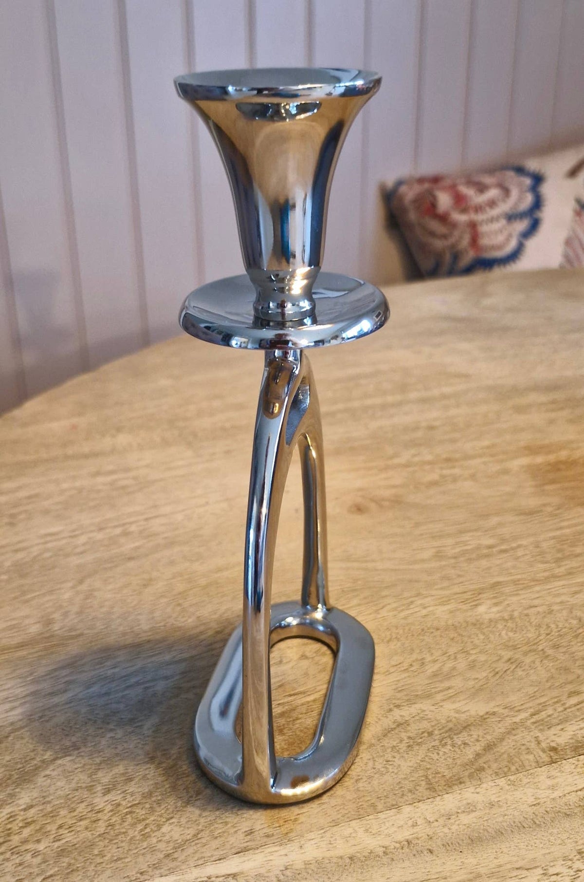 Kerzenständer Steigbügel - Silber